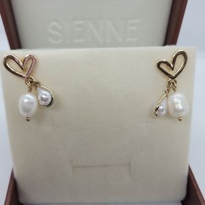 SIENNE Drop Pearl Earrings